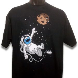 Camiseta Negra Monstruo Galletas