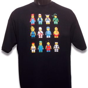 Camiseta Negra Hombre Lego