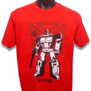 Camiseta Roja Optimus Prime